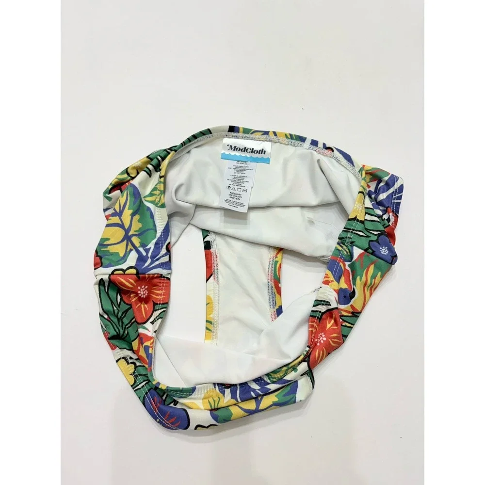 ModCloth Women's High Waisted‎ Swim Bikini Bottoms Medium Color NWOT